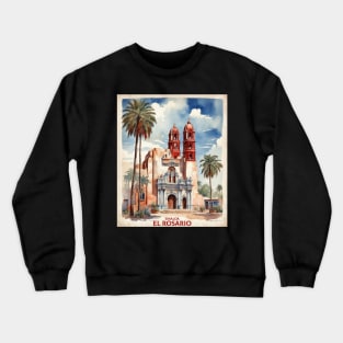 El Rosario Sinaloa Mexico Vintage Tourism Travel Crewneck Sweatshirt
